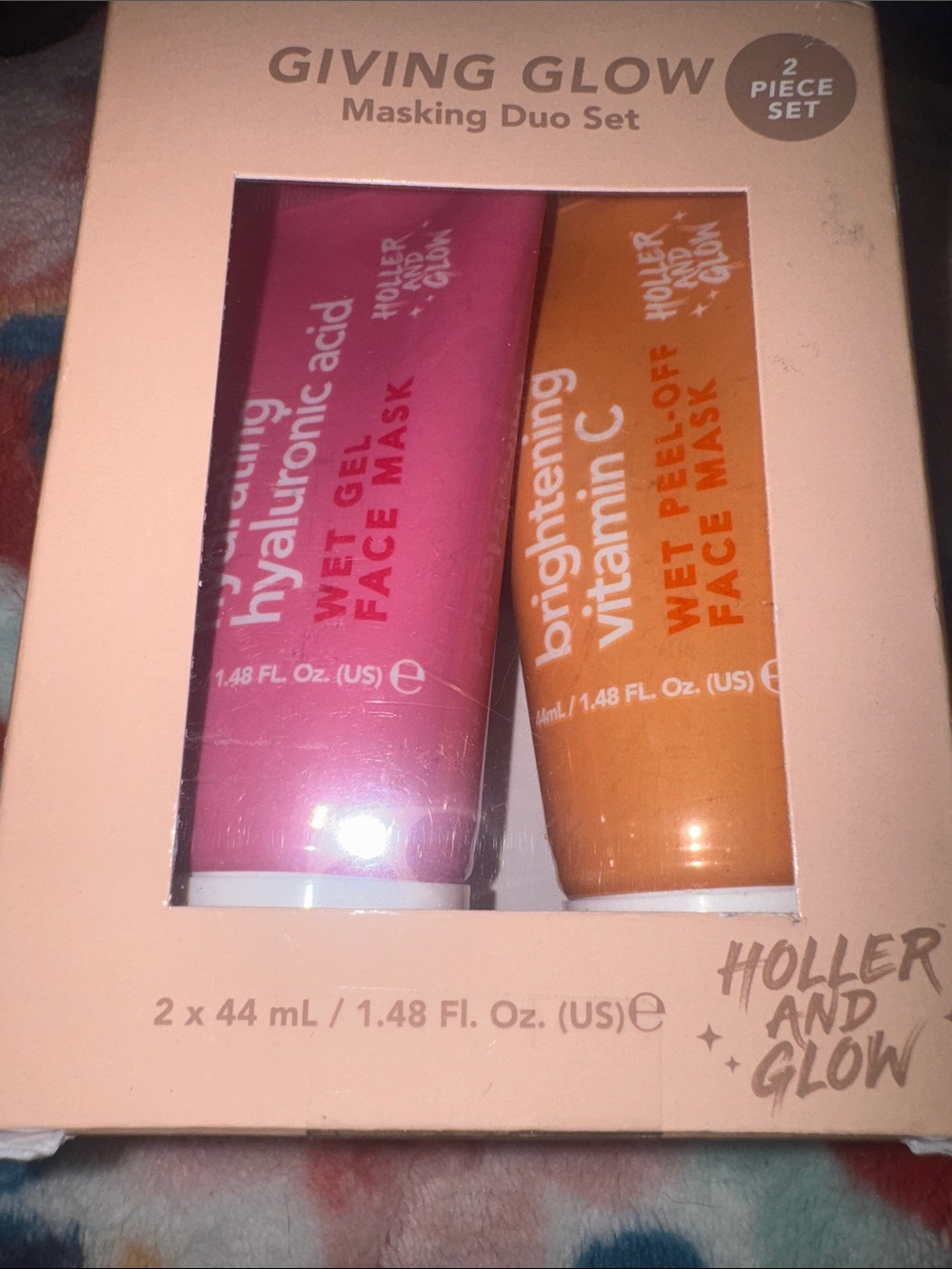 Giving Glow Masking Duo Set — Pink Hyaluronic Acid & Orange Vitamin C